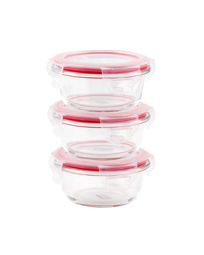 Dubblin Borosilicate Glass Containers Set of 3