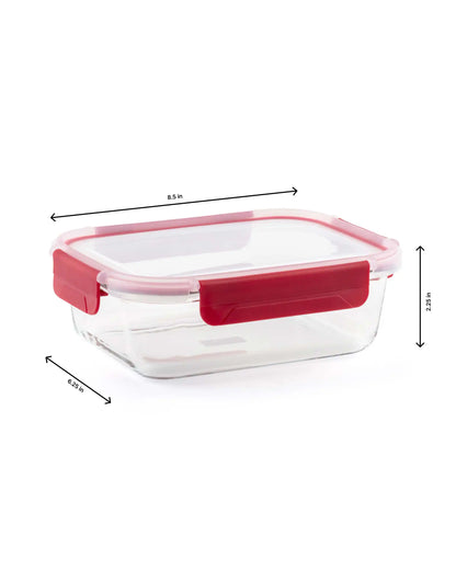 Dubblin Borosilicate Glass Container Rectangle