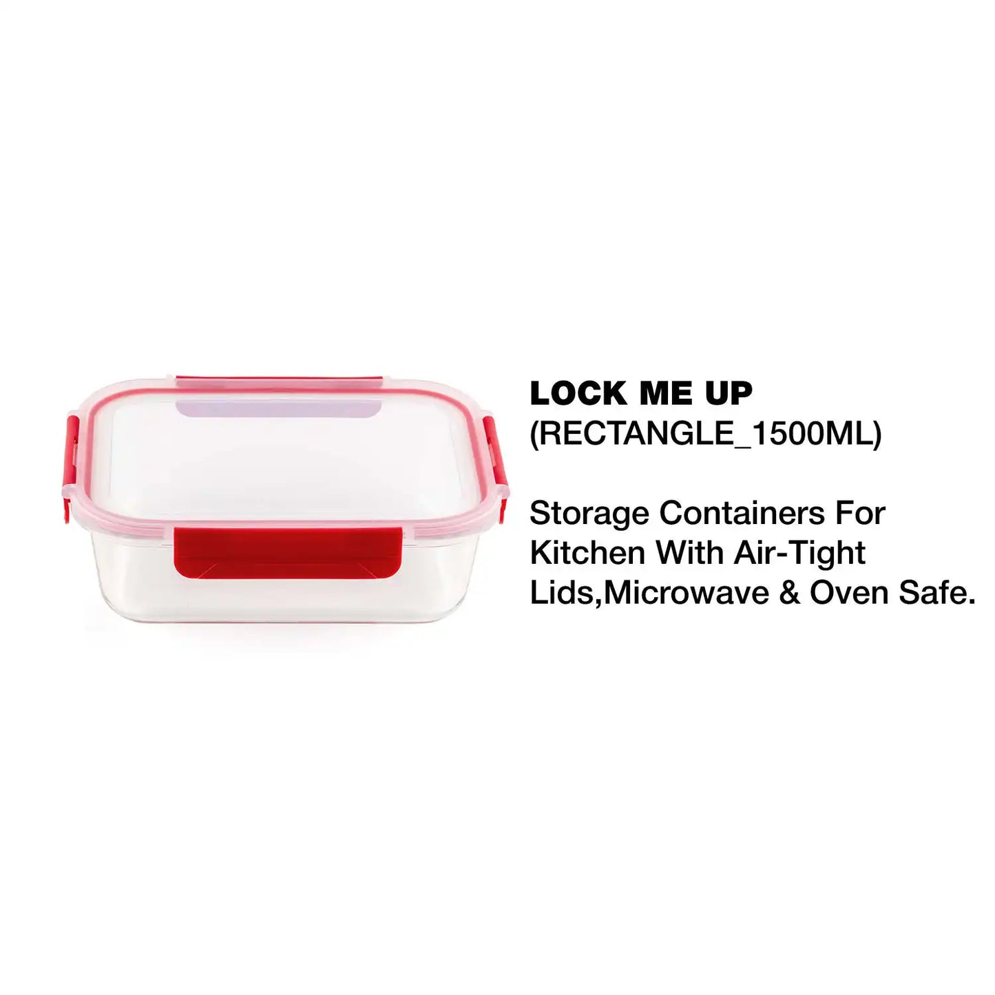 Dubblin Borosilicate Glass Container Rectangle
