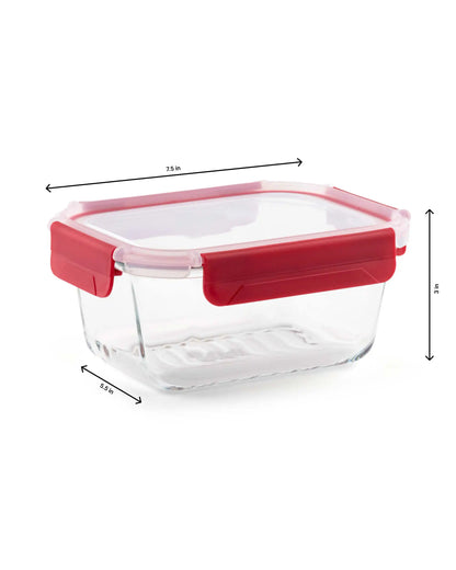 Dubblin Borosilicate Glass Container Rectangle