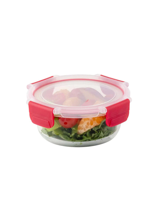 Dubblin Borosilicate Glass Container Round