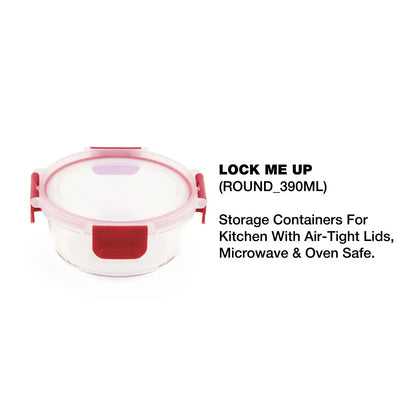 Dubblin Borosilicate Glass Container Round