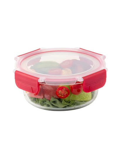 Dubblin Borosilicate Glass Container Round