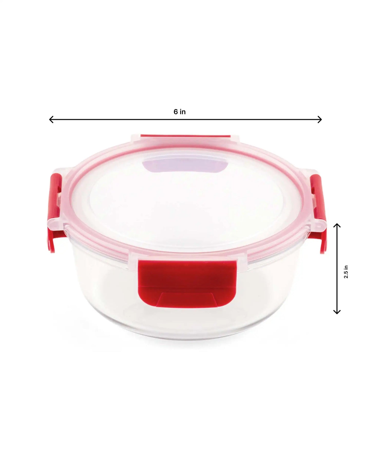 Dubblin Borosilicate Glass Container Round