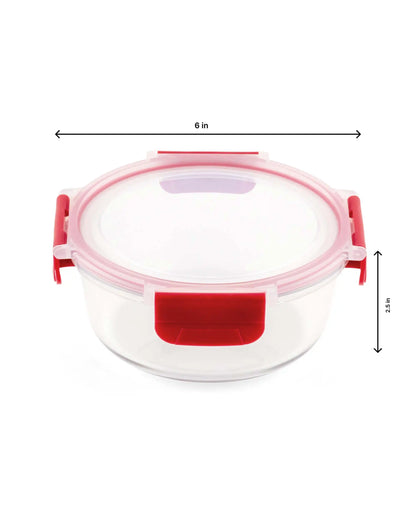 Dubblin Borosilicate Glass Container Round