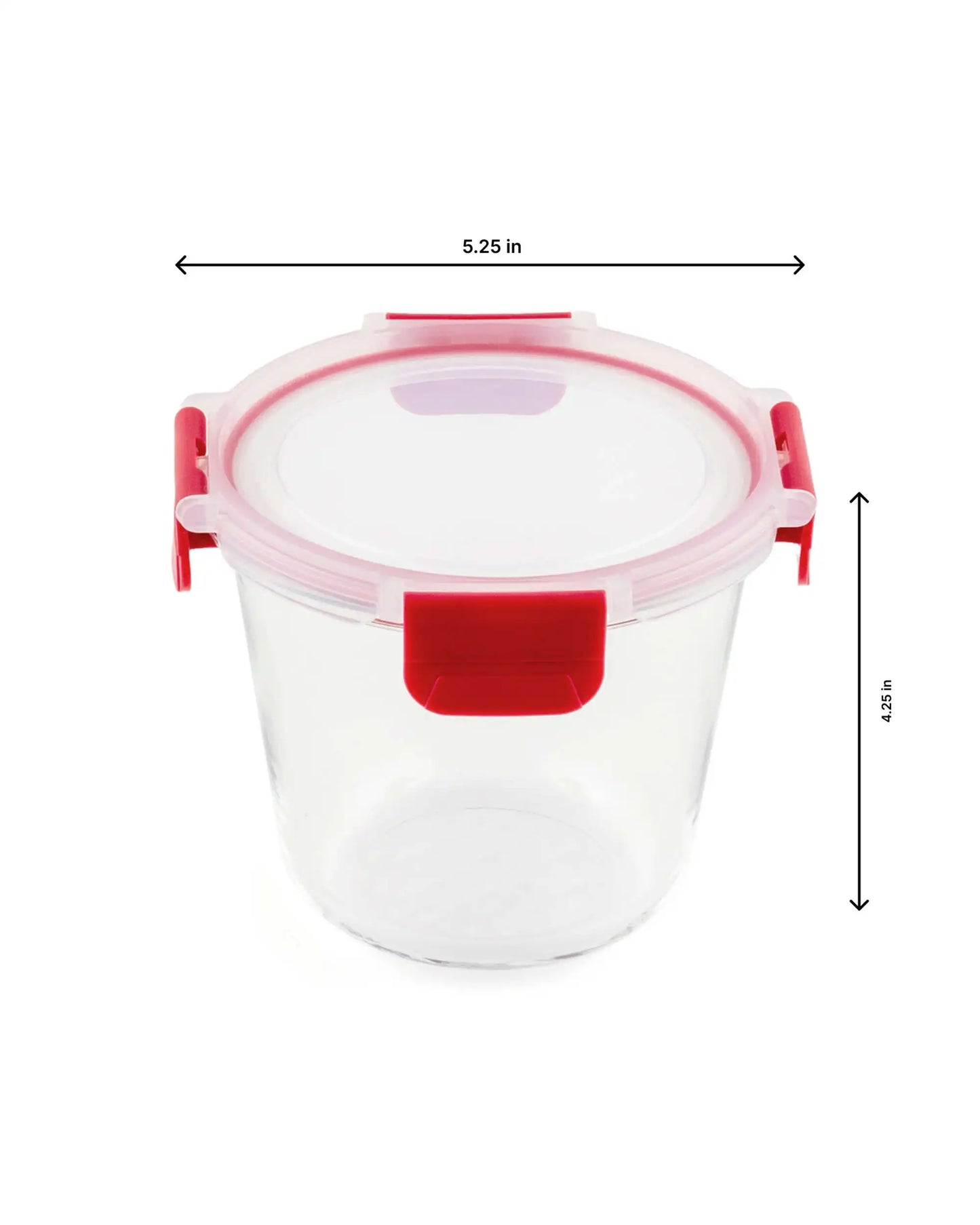 Dubblin Borosilicate Glass Container Round