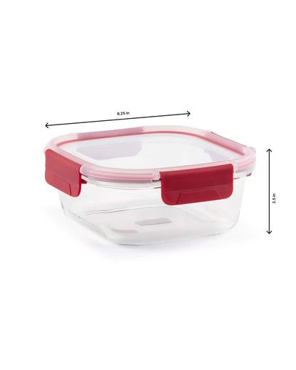 Dubblin Borosilicate Glass Container Square