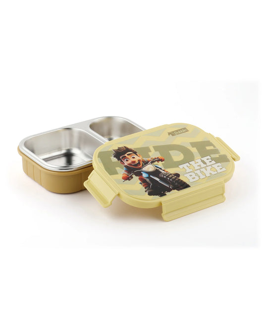 Dubblin Micky Stainless Steel 2 Partition Lunch Box