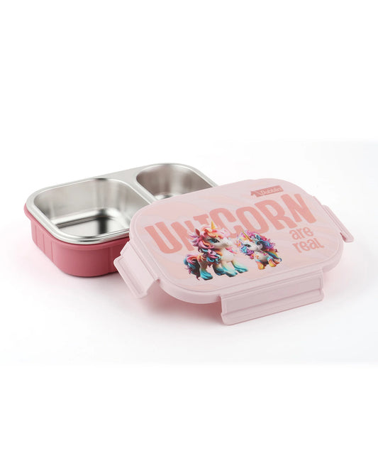 Dubblin Micky Stainless Steel 2 Partition Lunch Box