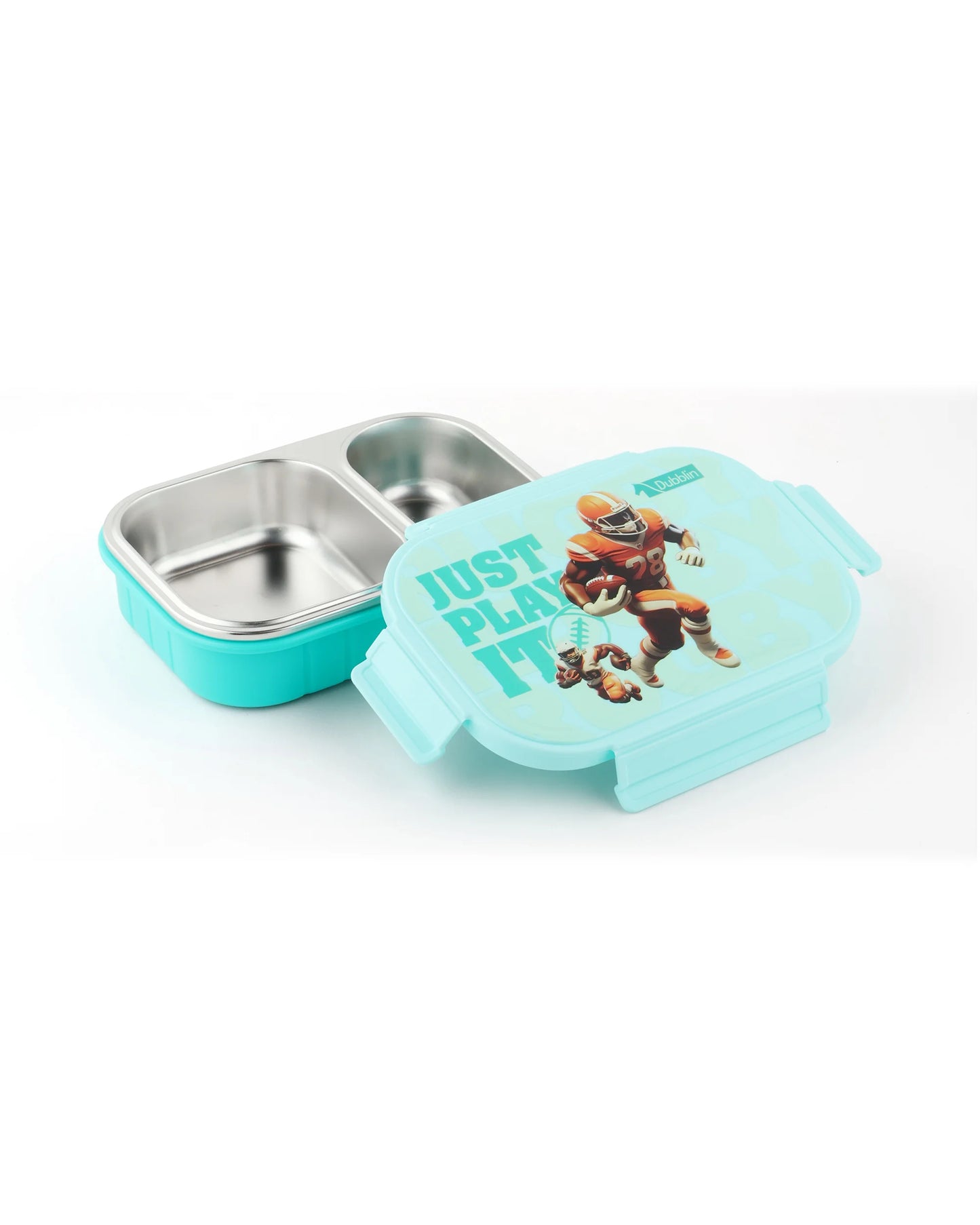 Dubblin Micky Stainless Steel 2 Partition Lunch Box