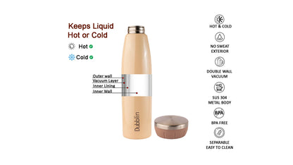 Dubblin Mountain 1000 Stainless Steel Bottle