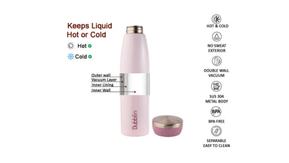 Dubblin Mountain 1000 Stainless Steel Bottle