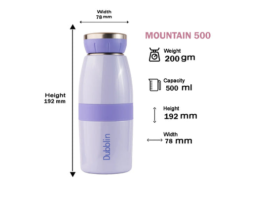 Dubblin Mountain 500 Stainless Steel Bottle