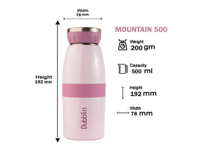 Dubblin Mountain 500 Stainless Steel Bottle