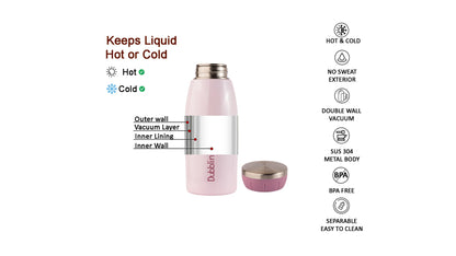 Dubblin Mountain 500 Stainless Steel Bottle