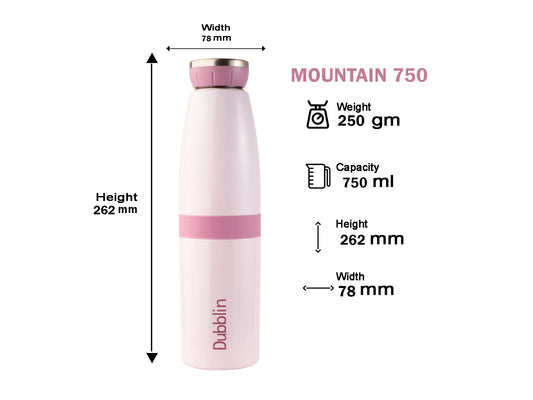 Dubblin Mountain 750 Stainless Steel Bottle