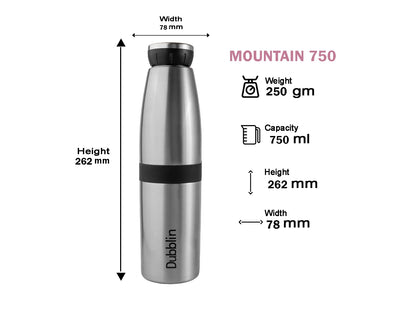 Dubblin Mountain 750 Stainless Steel Bottle