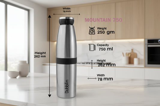 Dubblin Mountain 750 Stainless Steel Bottle