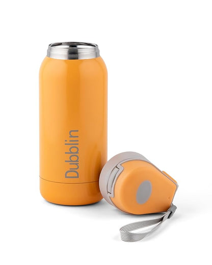 Dubblin Robot 300ml Thermal Vacuum Insulated Bottle with Straw