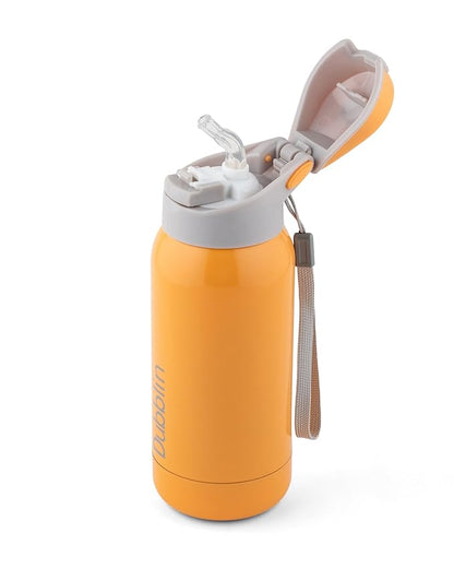 Dubblin Robot 300ml Thermal Vacuum Insulated Bottle with Straw