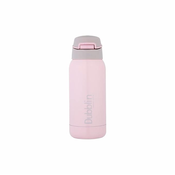 Dubblin Robot 300ml Thermal Vacuum Insulated Bottle with Straw