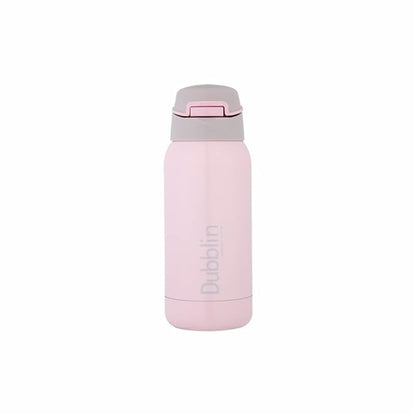 Dubblin Robot 300ml Thermal Vacuum Insulated Bottle with Straw