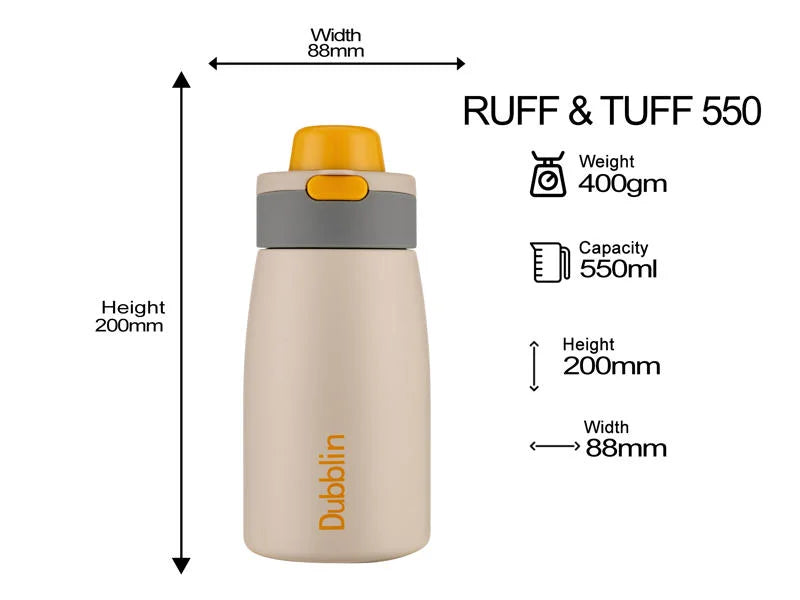 Dubblin Ruff &Tuff 550 Thermal Vacuum Insulated Bottle