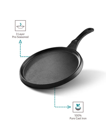 Vaya ferrous Pizza Pan 24 cm - Cast Iron