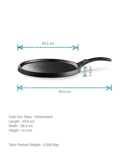 Vaya ferrous Pizza Pan 24 cm - Cast Iron