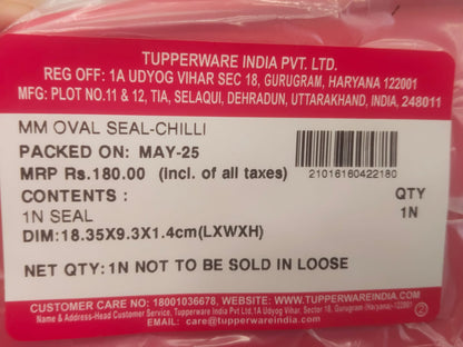 Tupperware MM Oval Seal Set of 2