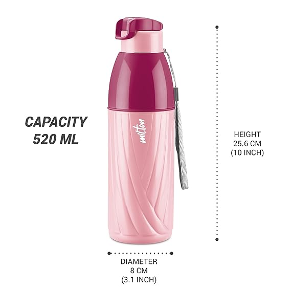 Milton Glacier Bottle 600ml - Outside Plastic Inside Stainless Steel