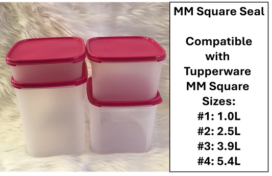 Tupperware Modular Mates Square Seal