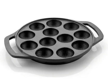 Meyer Cast Iron Appam Pan Two Side Handle