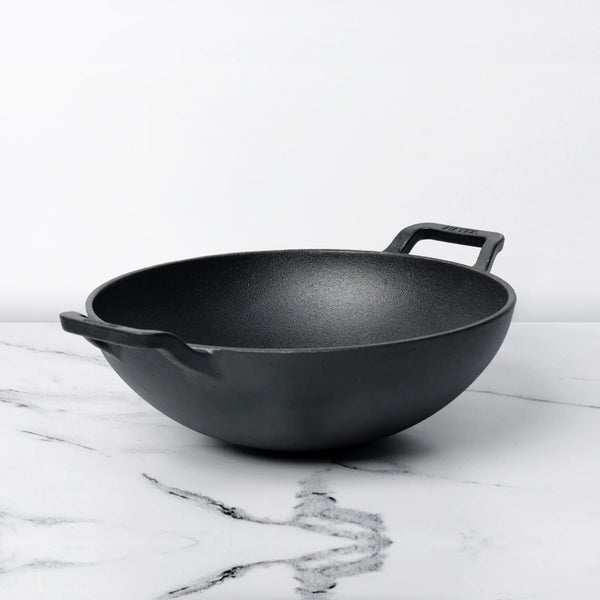 Meyer Cast Iron Deep Frying Kadai without Lid 24cm