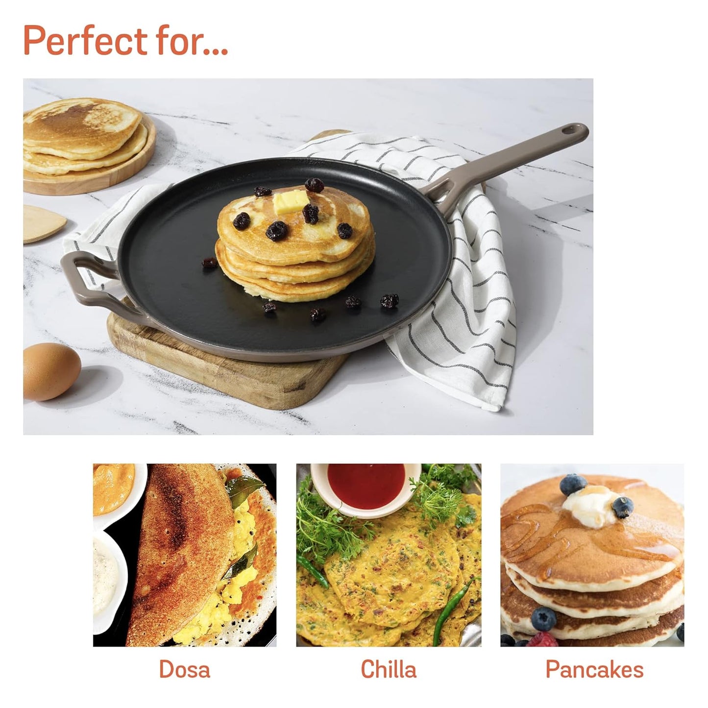 Meyer Cast Iron Flat Tawa