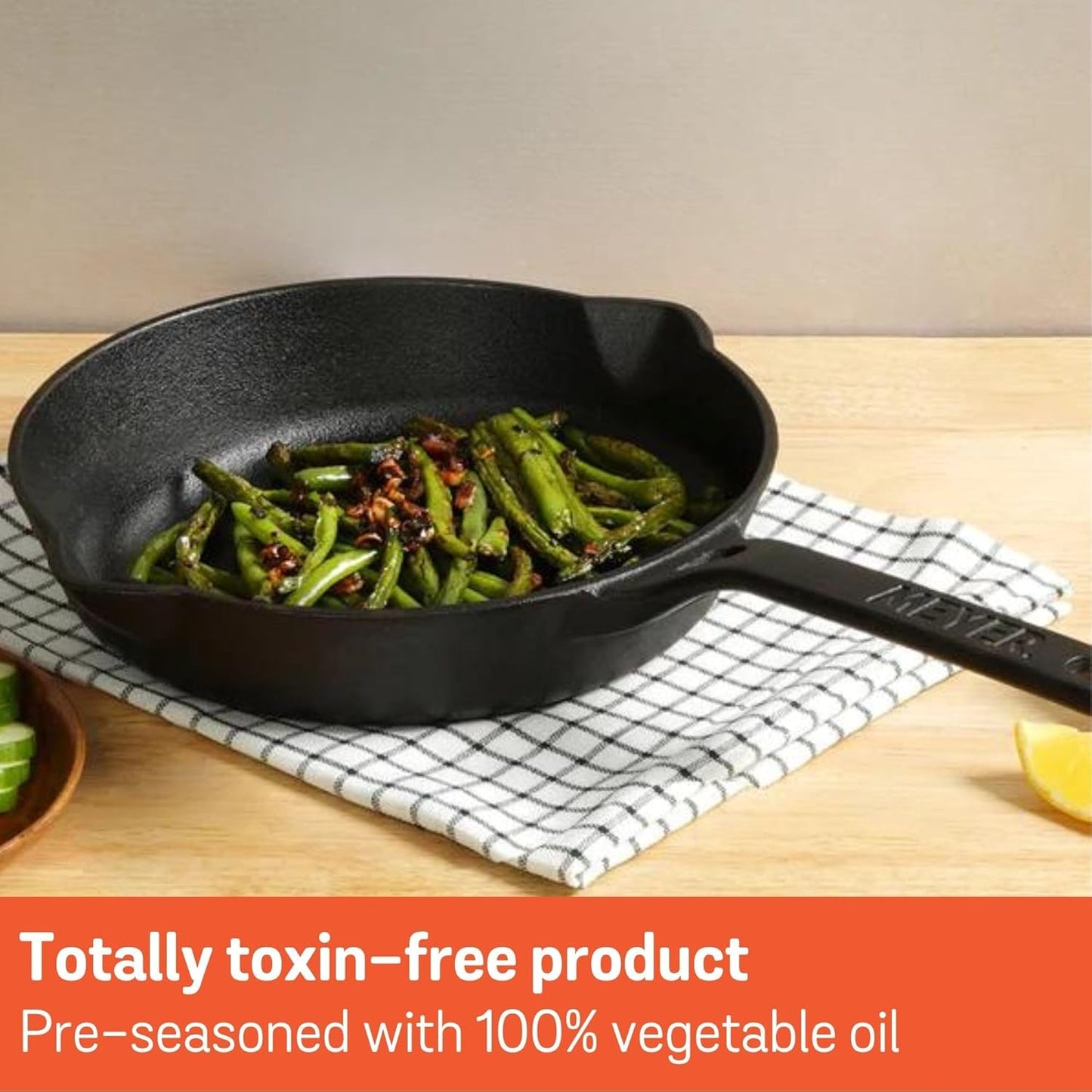 Meyer Cast Iron Skillet 24cm