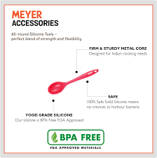 Meyer Silicone E Solid Spoon