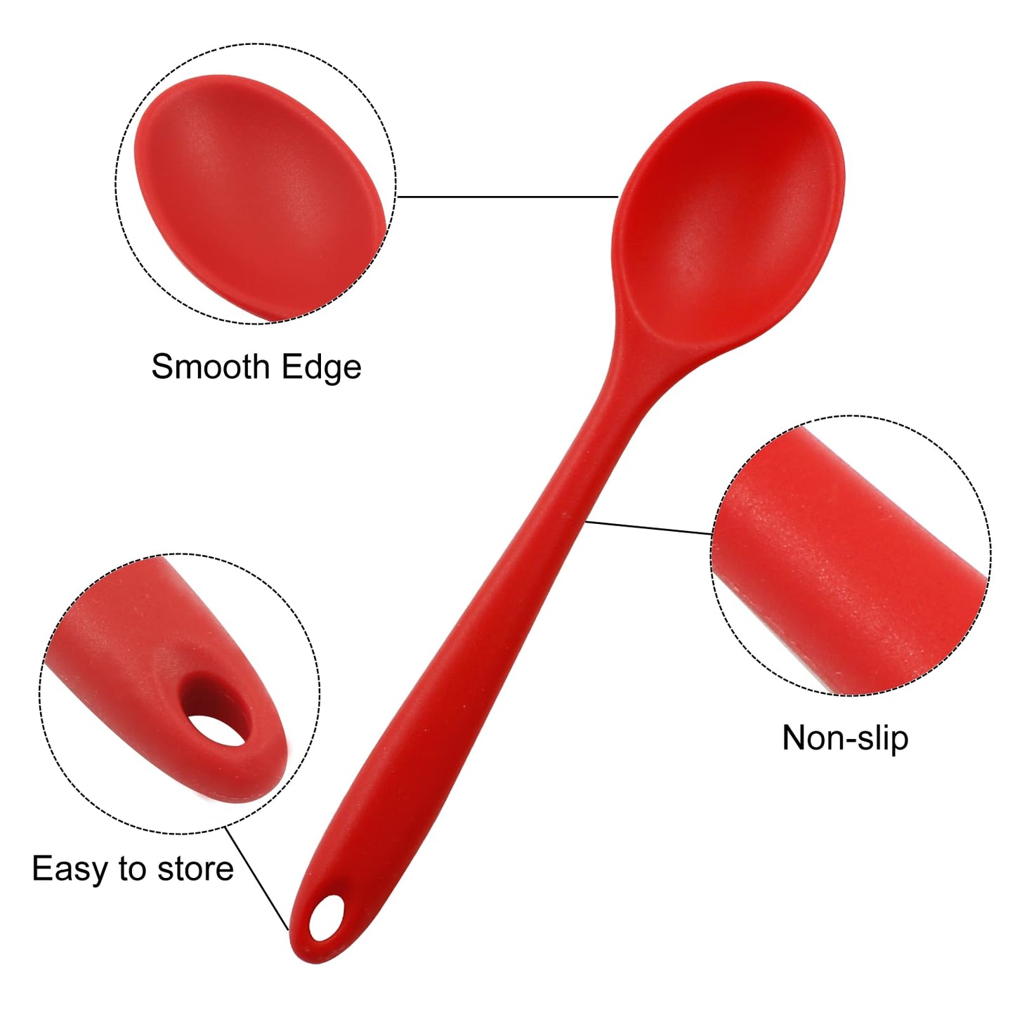 Meyer Silicone E Solid Spoon
