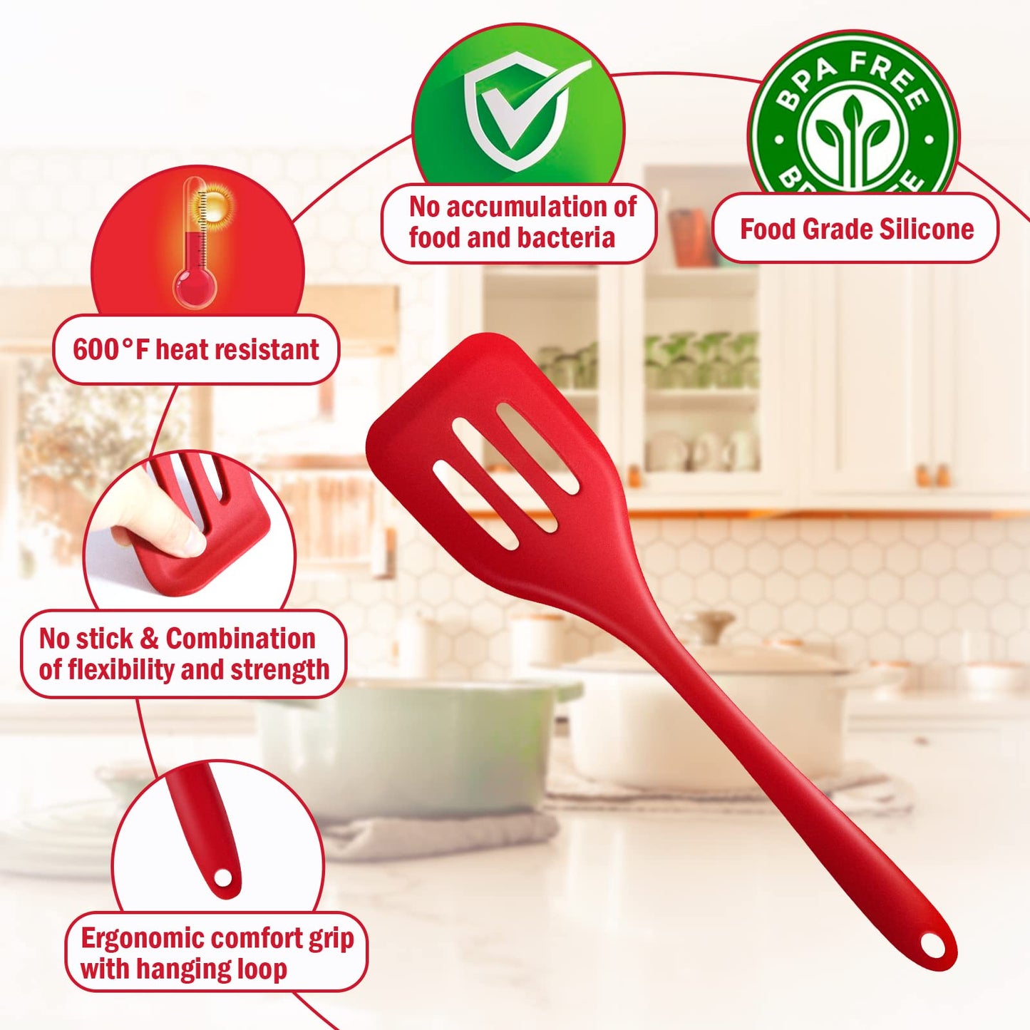 Meyer Silicone Slotted Turner