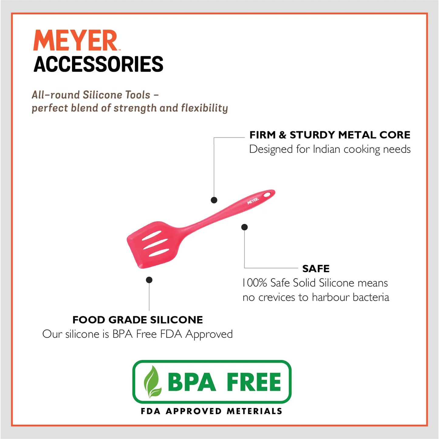 Meyer Silicone Slotted Turner