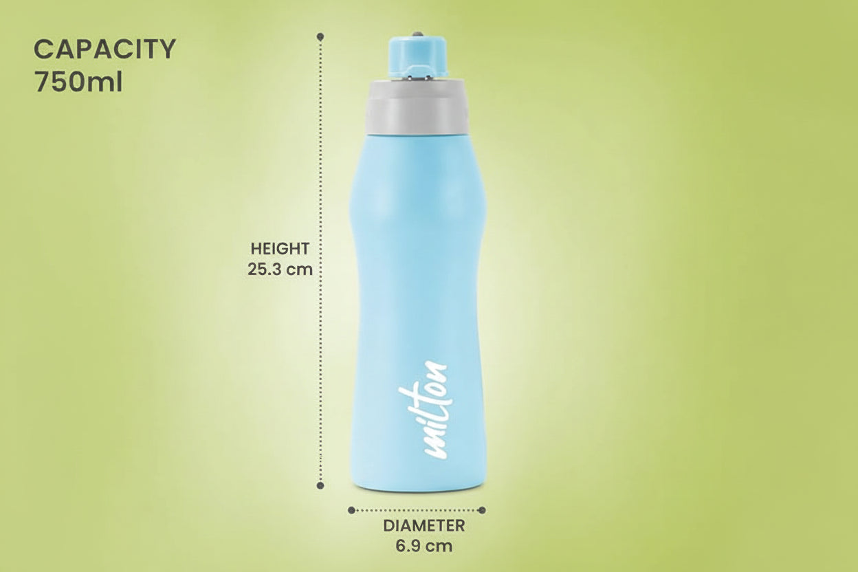 Milton Active 750ml Stainless Steel Bottle with Flip Cap