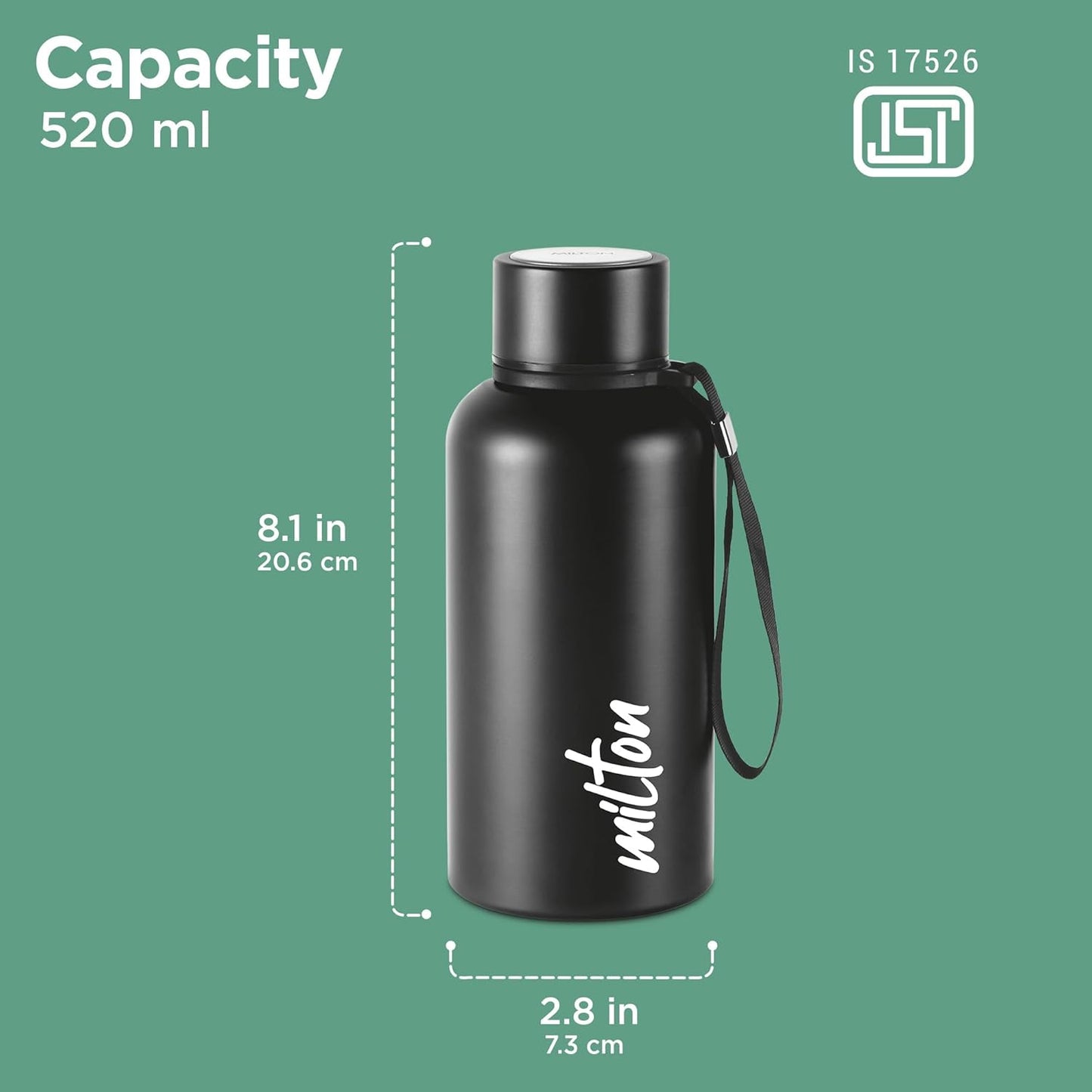 Milton Aura 500 Thermal Vacuum Insulated Bottle