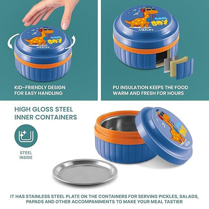 Milton Bestie Tiffin Big with Inner Plate - capacity 315ml