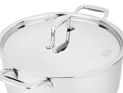 Milton Procook Tri-Ply Steel Casserole with Stainless Steel Lid