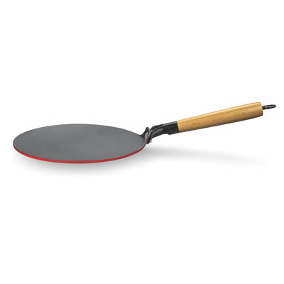 Milton Procook Cast Iron Concave Tawa with Enamel Coating