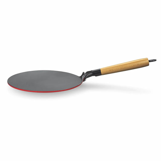 Milton Procook Cast Iron Concave Tawa with Enamel Coating