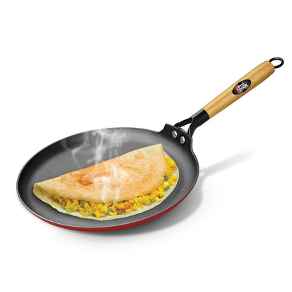 Milton Procook Cast Iron Dosa Tawa with Enamel Coating