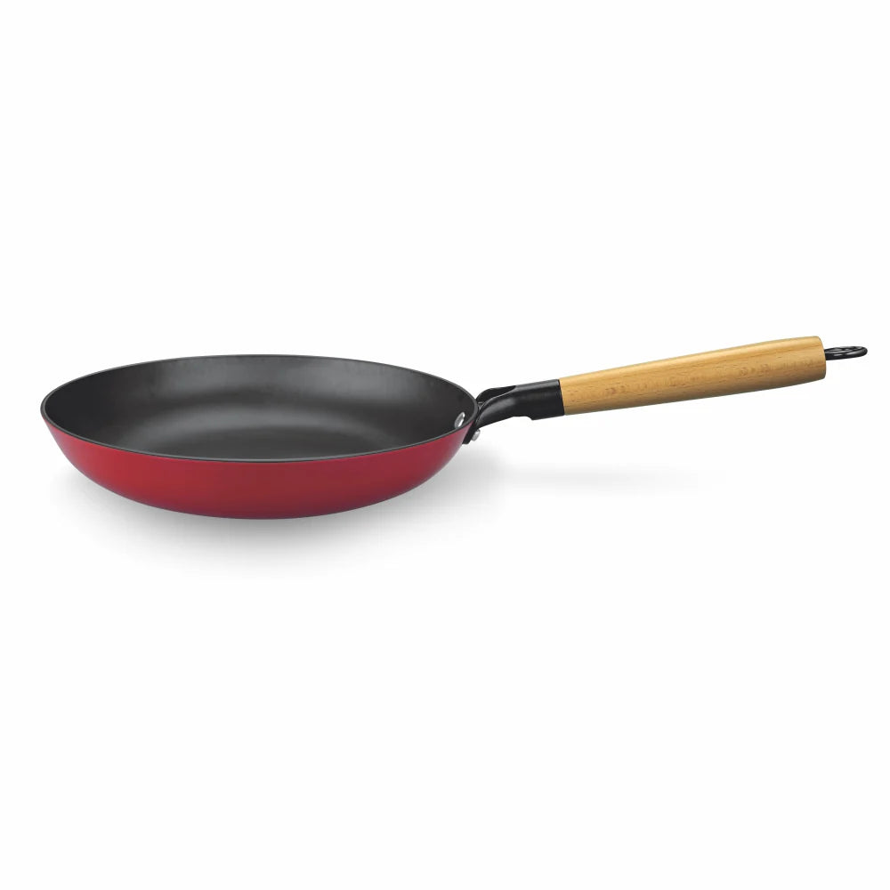 Milton Procook Cast Iron Fry Pan with Enamel Coating