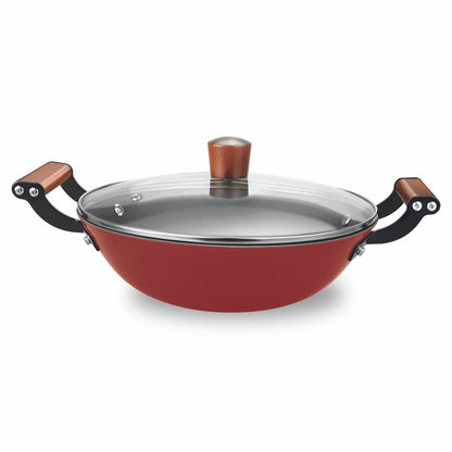 Milton Procook Cast Iron Kadai with Enamel Coating