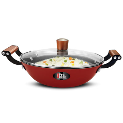 Milton Procook Cast Iron Kadai with Enamel Coating